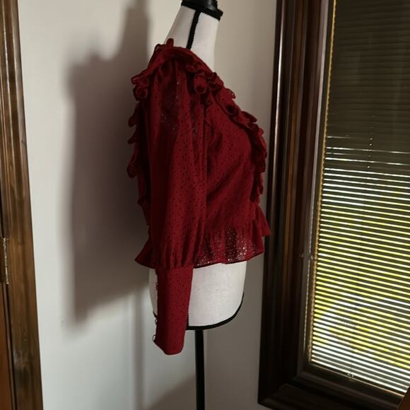 Robert Rodriguez | Laced Charlotte Top Size 4 - Picture 8 of 16